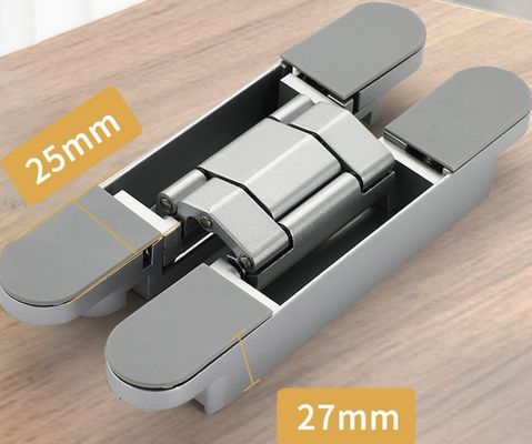 Zink stopu ciężkiego niewidzialnych zawiasów 120kg pojemność ładunkowa dla drzwi 18-22mm