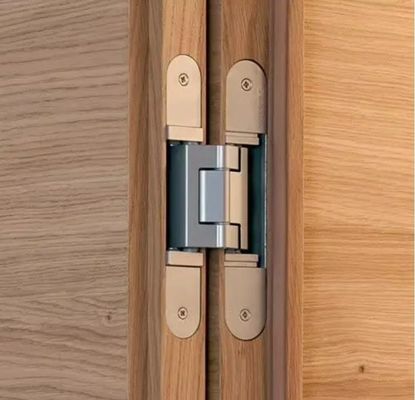 25 mm Odległość wiertnicza Szczotkowana, polerowana tablica czarna Ukryte zawiasy / Ukryte zawiasy krzyżowe 1,2 mm